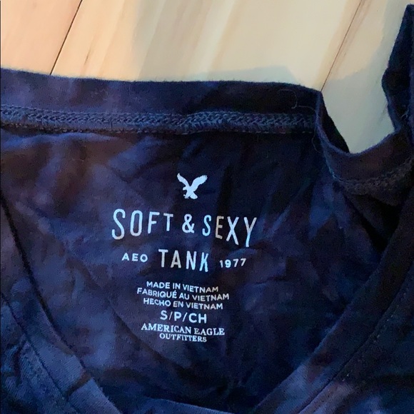Tie dye american eagle tank NWT - Picture 2 of 3